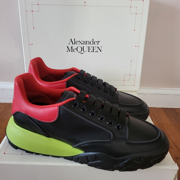 Alexander McQueen Other - Alexander McQueen Black and Green Men's Shoes